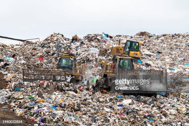 Inver Grove Heights, Minnesota, Pine Bend sanitary landfill, the largest open landfill in Minnesota.