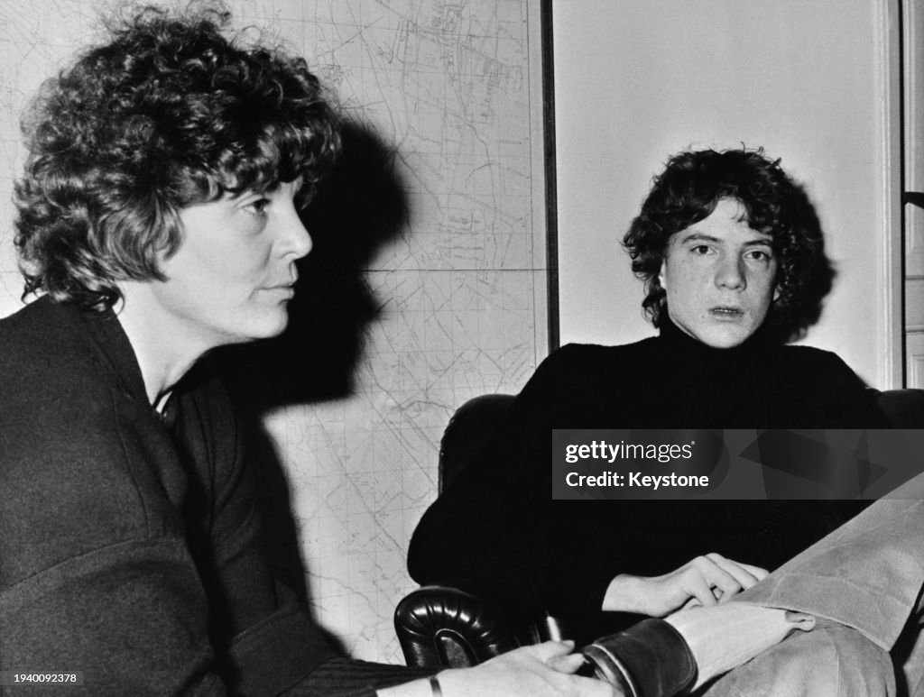 John Paul Getty III With His Mother Abigail Harris At Rome s Police john-paul-getty-iii-with-his-mother-abigail-harris-at-rome-s-police