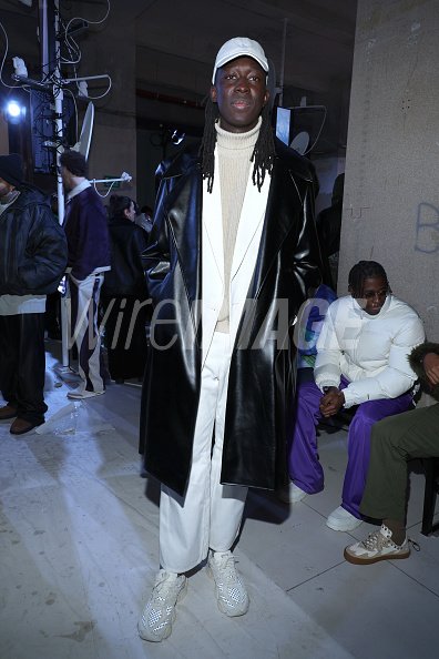 Mory Sacko attends the Bluemarble Menswear Fall Winter 2024 2025 show ...