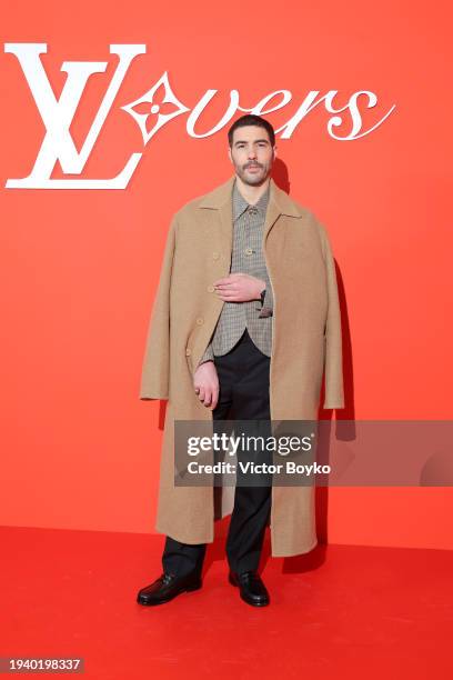 Tahar Rahim attends the Louis Vuitton Menswear Fall/Winter 2024-2025 show as part of Paris Fashion Week on January 16, 2024 in Paris, France.