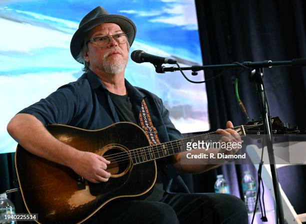 Shawn Mullins performs at the 15th Annual 30A Songwriters Festival on January 14, 2024 in South Walton, Florida.