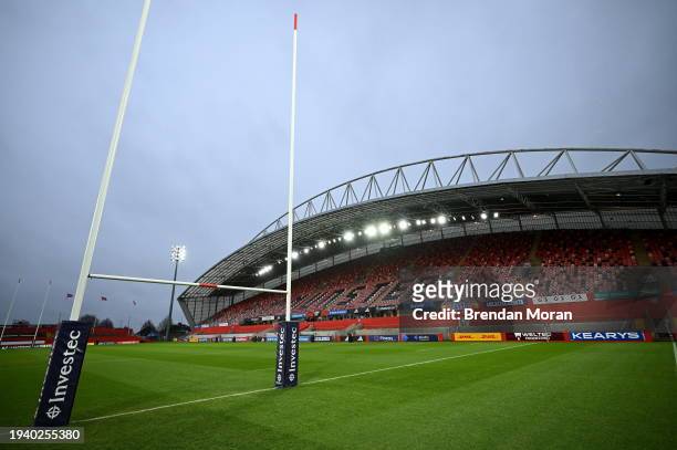 Limerick , Ireland - 20 January 2024; A general view of Thomond Park before the Investec Champions Cup Pool 3 Round 4 match between Munster and...