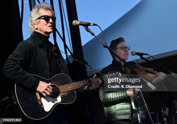 Rodney Crowell performs at the 15th Annual 30A Songwriters Festival on January 14, 2024 in South Walton, Florida.