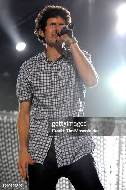 Mike Diamond of Beastie Boys performs during Bonnaroo 2009 on June 12, 2009 in Manchester, Tennessee.