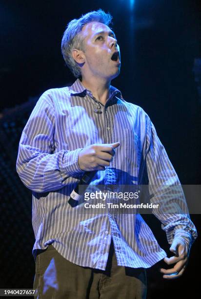 Adam Yauch of Beastie Boys performs during Bonnaroo 2009 on June 12, 2009 in Manchester, Tennessee.