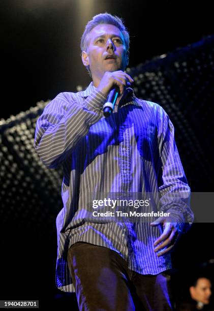 Adam Yauch of Beastie Boys performs during Bonnaroo 2009 on June 12, 2009 in Manchester, Tennessee.