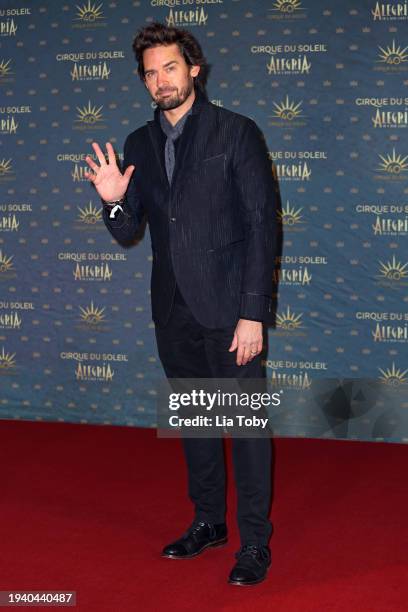 Will Kemp attends the European Premiere of Cirque du Soleil's "Alegría: In A New Light" at the Royal Albert Hall on January 17, 2024 in London,...