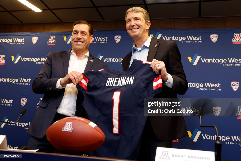 University of Arizona Introduces Brent Brennan as Head Football Coach