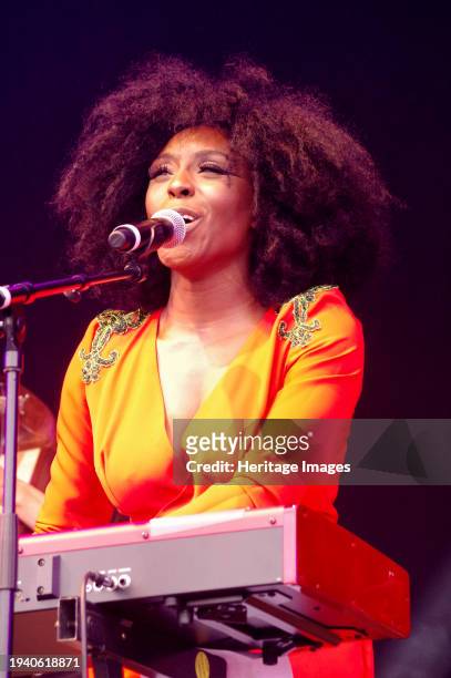 Laura Mvula, Love Supreme Jazz Festival, Glynde Place, East Sussex, July 2014. Creator: Brian O'Connor.
