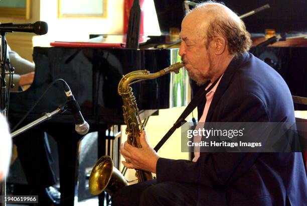 Danny Moss, Danny Moss Group, Brecon Jazz Festival, Powys, Wales, 2007. Creator: Brian O'Connor.