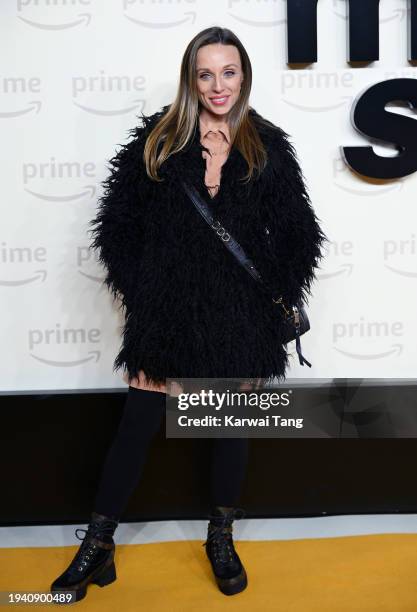 Anna Nightingale attends the UK premiere of "Mr & Mrs Smith" at The Curzon Mayfair on January 17, 2024 in London, England.