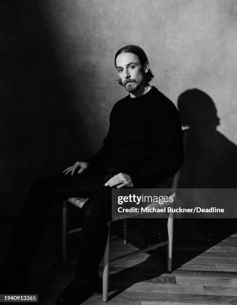 Edmund Donovan is photographed for Deadline at the Deadline Studio during the 2024 Sundance Film Festival on January 19, 2024 in Park City, Utah.