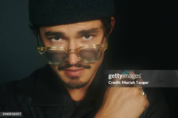 Gavin Leatherwood of 'It's What's Inside' is photographed for Los Angeles Times on January 19, 2024 at the LA Times Studio at Sundance Film Festival...