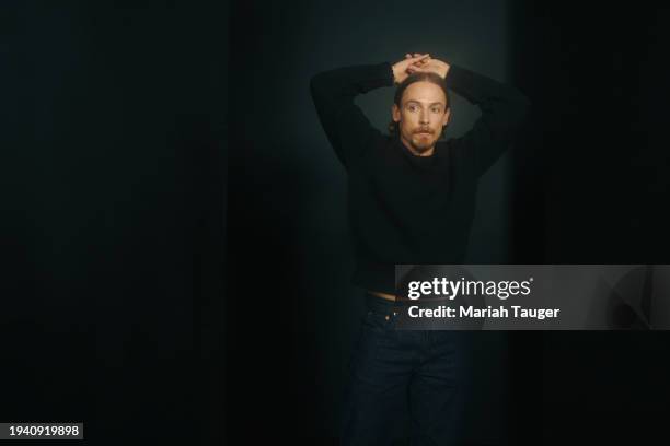 Edmund Donovan of "Your Monster' is photographed for Los Angeles Times on January 19, 2024 at the LA Times Studio at Sundance Film Festival presented...