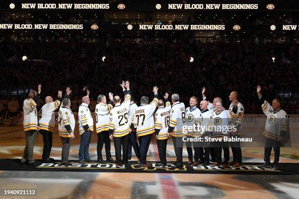 Alumni players including Ray Bourque, Lyndon Byers, Gord Kluzak, Reggie Lemelin, Ken Linesman, Rick Middleton, Jay Miller, Cam Neely, AL Pederson,...