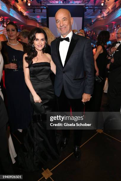 Viktoria Lauterbach, Heiner Lauterbach during the 48th German Film Ball 2024 at Hotel Bayerischer Hof on January 20, 2024 in Munich, Germany.