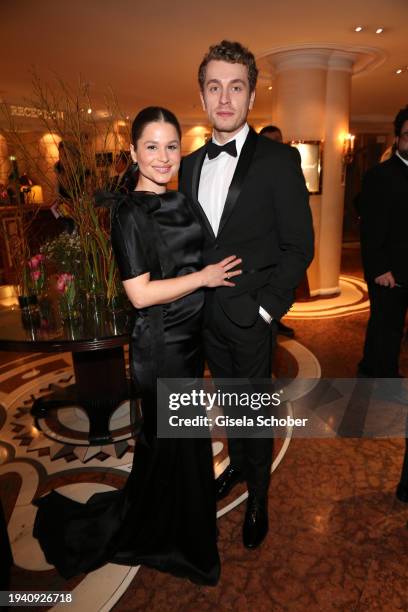 Cristina do Rego, Laszlo Branko Breiding during the 48th German Film Ball 2024 at Hotel Bayerischer Hof on January 20, 2024 in Munich, Germany.