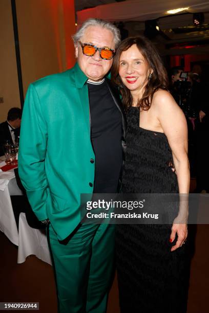 Michael Brandner and Karin Brandner during the German Film Ball 2024 at Hotel Bayerischer Hof on January 20, 2024 in Munich, Germany.