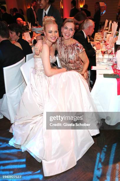 Franziska Knuppe, Anna Loos during the 48th German Film Ball 2024 at Hotel Bayerischer Hof on January 20, 2024 in Munich, Germany.