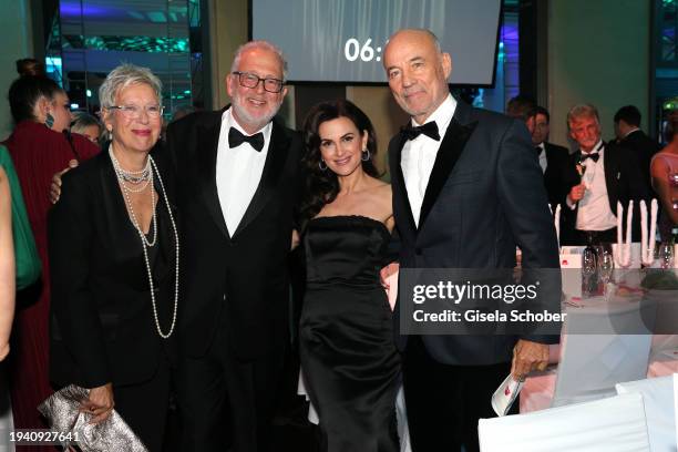 Doris Doerrie, Martin Moszkowicz, CEO Constantin Film,, Viktoria Lauterbach, Heiner Lauterbach during the 48th German Film Ball 2024 at Hotel...