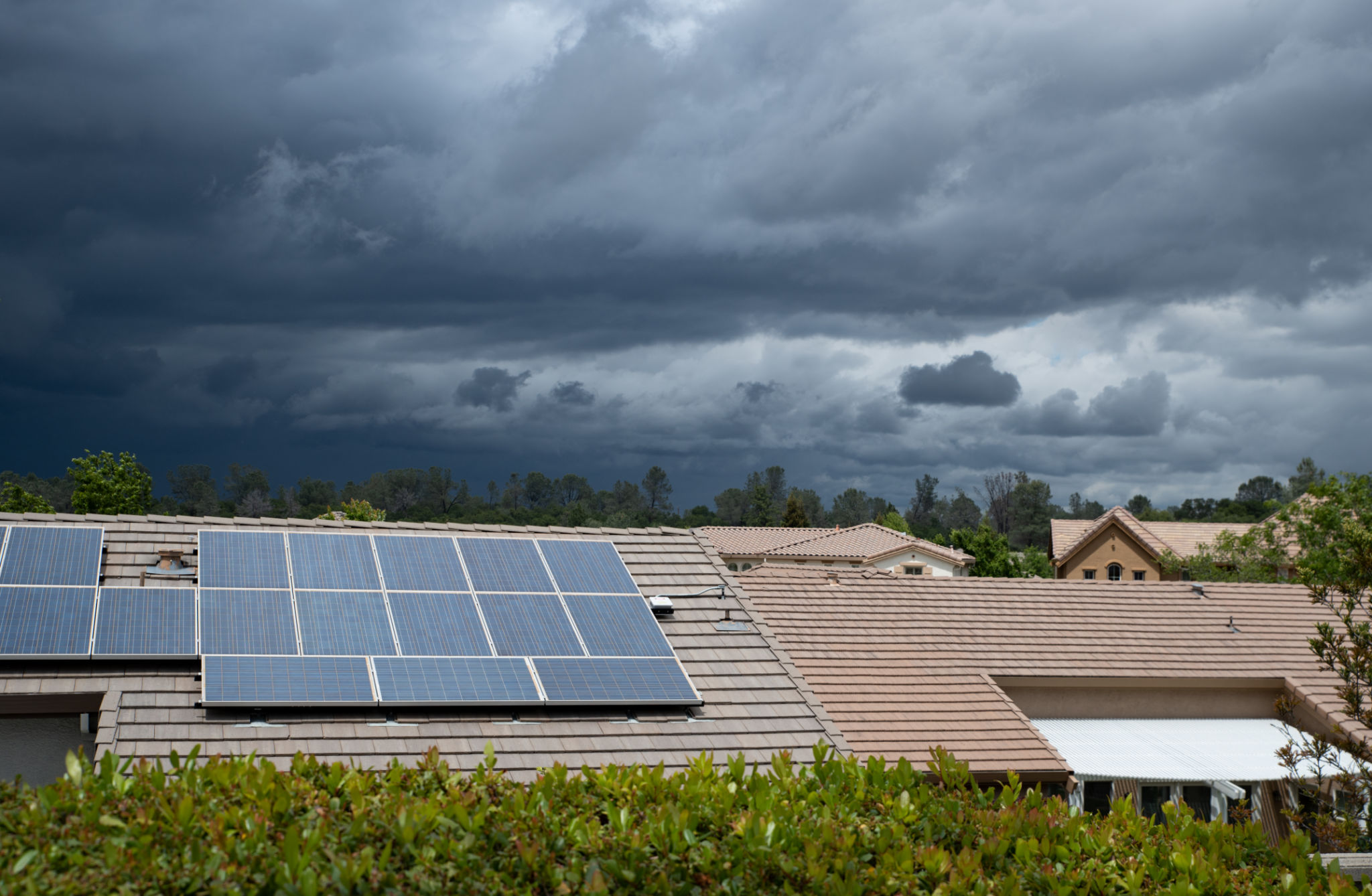 solar panel weather
