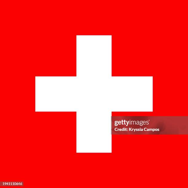 flag of switzerland - bandiera-della-svizzera foto e immagini stock