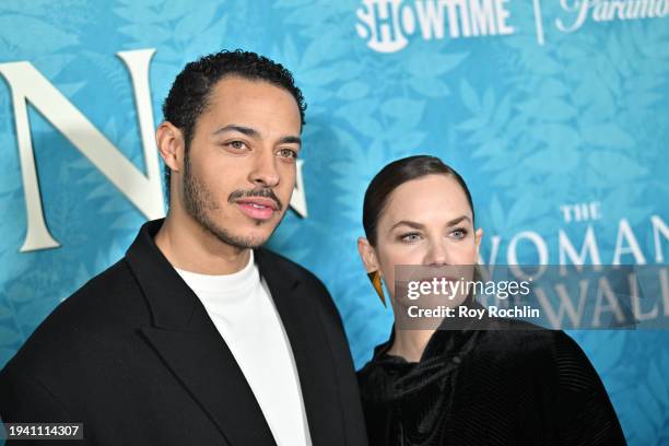 Ruth Wilson and Daryl McCormack attend 'The Woman in the Wall' Premiere Event on January 17, 2024 in New York City.