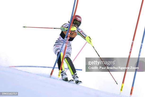 Lena Duerr of Team Germany in action during the Audi FIS Alpine Ski World Cup Women's Slalom on January 21, 2024 in Jasna Slovakia.