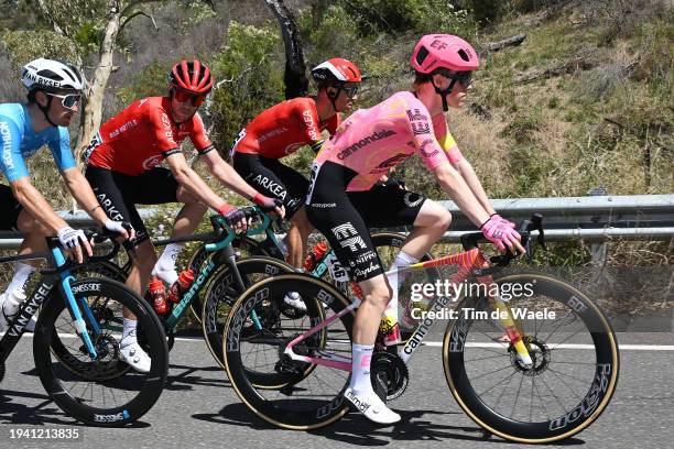 Archie Ryan of Ireland and Team EF Education - Easypost competes during the 24th Santos Tour Down Under 2024, Stage 3 a 145.3km stage from Tea Tree...