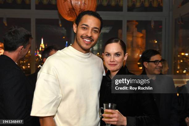 Daryl McCormack and Ruth Wilson attend 'The Woman in the Wall' Premiere Event on January 17, 2024 in New York City.