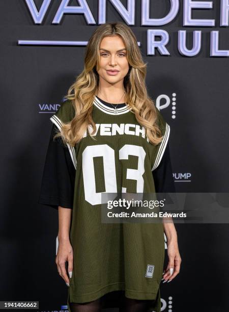 Lala Kent attends the premiere party for Season 11 of Bravo's "Vanderpump Rules" at the Hollywood Palladium on January 17, 2024 in Los Angeles,...