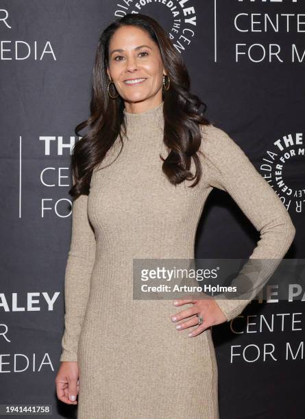 Tracy Wolfson attends "The NFL Today" new Super Bowl Exhibit at The Paley Museum on January 17, 2024 in New York City.