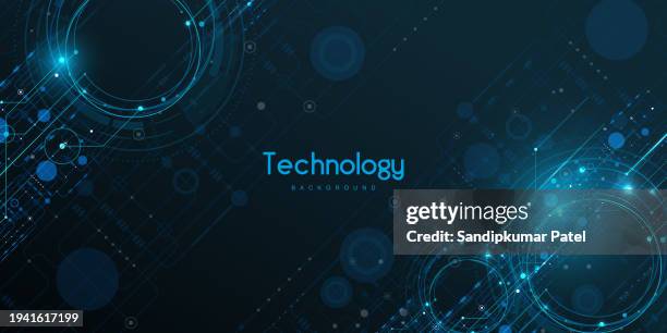 abstract technology background - network connection background stock illustrations
