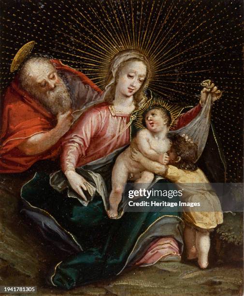 The Holy Family with Saint John the Baptist , 18th century. Creator: Anon.