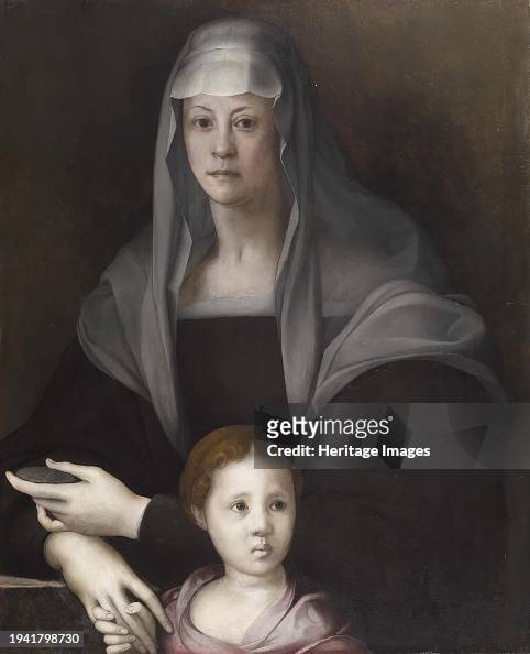 Portrait Of Maria Salviati De Medici And Giulia De Medici C