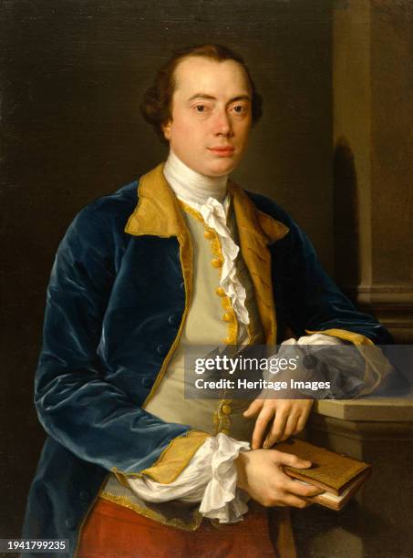Portrait of Joseph Henry of Straffan, ca.1750-1755. Batoni was the most sought after portrait painter in 18th-century Rome. Visitors, especially...