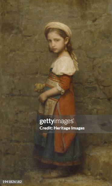 Italian Girl, after 1863. Jalabert, Paul Delaroche's most devoted pupil, was noted for his delicate style. This small painting of the young Italian...