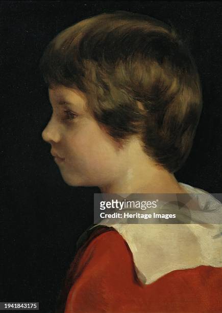 Friedrich Maria Josef Amerling, son of the artist, 1842. Portrait of Friedrich Maria Josef Amerling . Creator: Friedrich von Amerling.