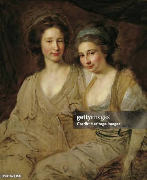 The Countesses Zoe Tomatis and Adelaide von Tomatis, 1788-1789. The two eldest daughters of the Tomatis family look at us confidently. Their father,...