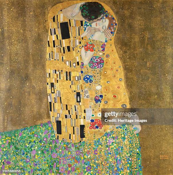 The Kiss , 1908 1908 1908. Creator: Gustav Klimt.