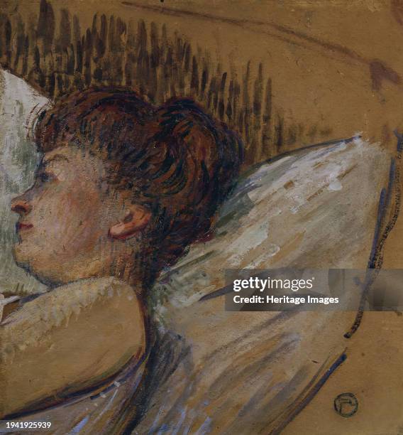 Woman in bed, circa 1893/1895. Creator: Henri de Toulouse-Lautrec.
