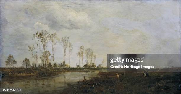 At the Thaya near Lundenburg I, 1877. Creator: Emil Jakob Schindler.
