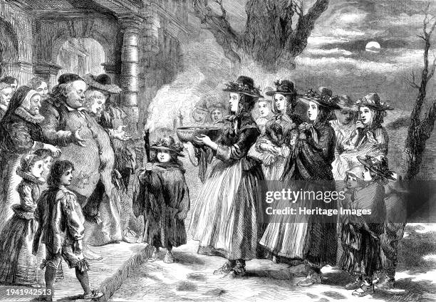 All! welcome all! The feast is spread in the vaulted hall...The gen'rous wassail-bowl With kindness warms the soul. We quaff it to friends, we quaff...