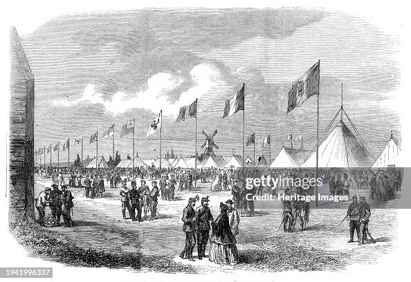 National Rifle Association Meeting At Wimbledon: General View Of The Ground And Tents