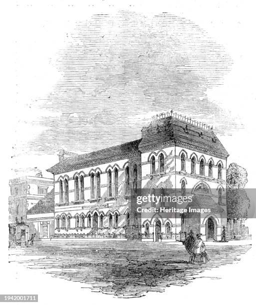 The Pimlico Literary Institution, 1861. 'This institution has been founded for the purpose of supplying the inhabitants of Pimlico [in London] with a...