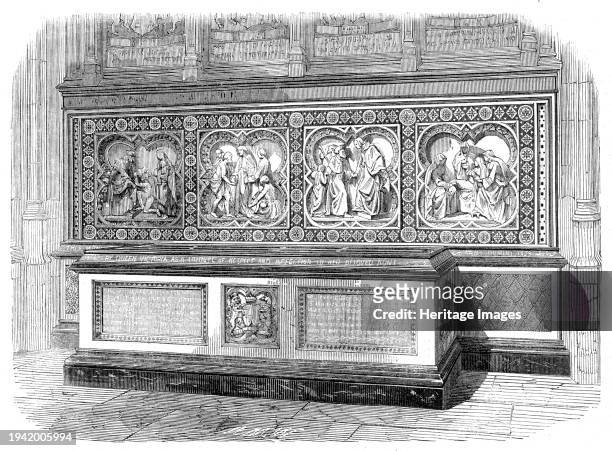 Monument to the Duchess of Gloucester, in St. George's Chapel, Windsor, 1861. Tomb of Princess Mary, Duchess of Gloucester and Edinburgh , daughter...