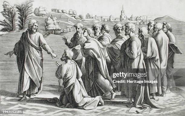 The Naming of Peter, before 1580. Creator: Diana Mantuana.