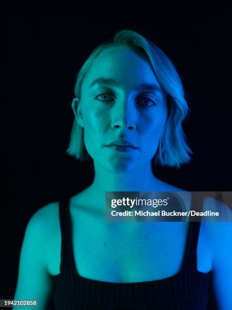 Saoirse Ronan is photographed for Deadline at the Deadline Studio during the 2024 Sundance Film Festival on January 20, 2024 in Park City, Utah.