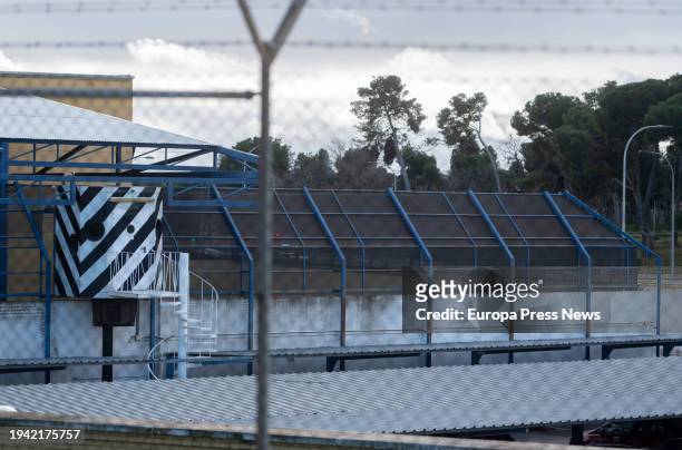 Interior of the Aluche Alien Internment Center , on 18 January, 2024 in Madrid, Spain. The Ministry of the Interior has arranged the transfer under...
