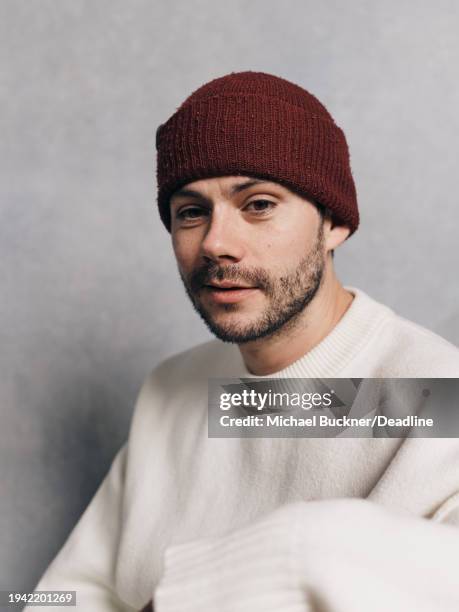 Dylan O'Brien is photographed for Deadline at the Deadline Studio during the 2024 Sundance Film Festival on January 20, 2024 in Park City, Utah.